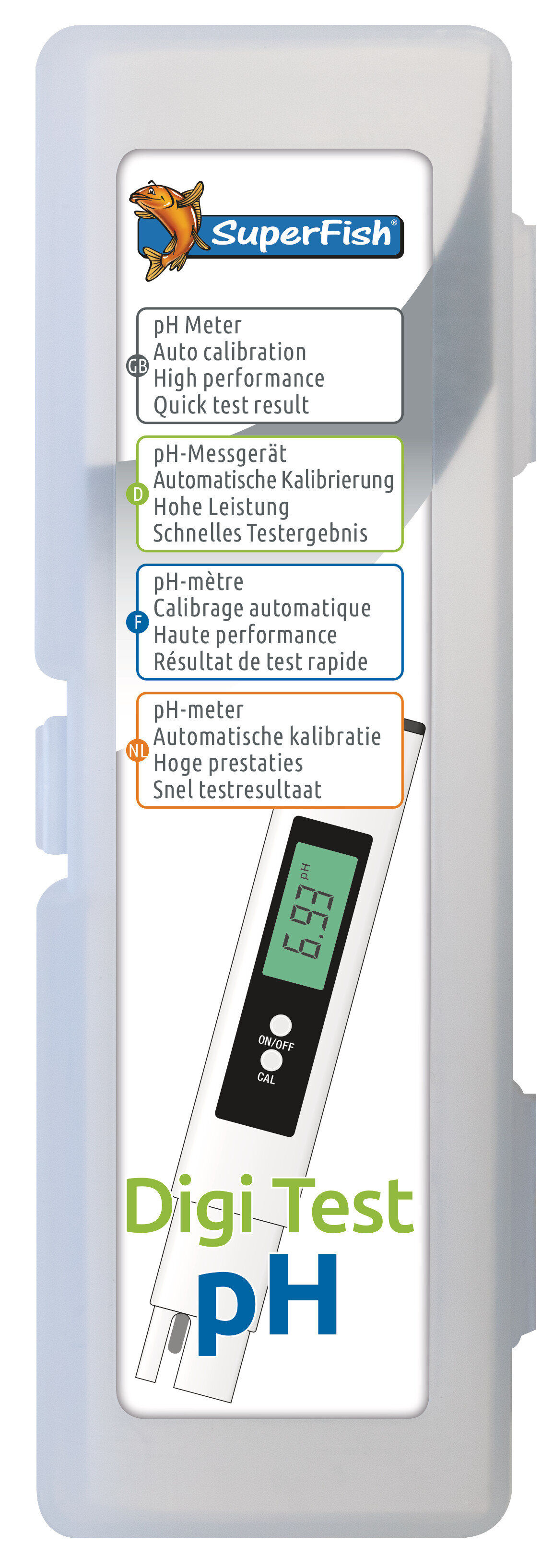 Testeur De PH Numérique Chigoods, LCD, Test D'eau, Jaune/noir
