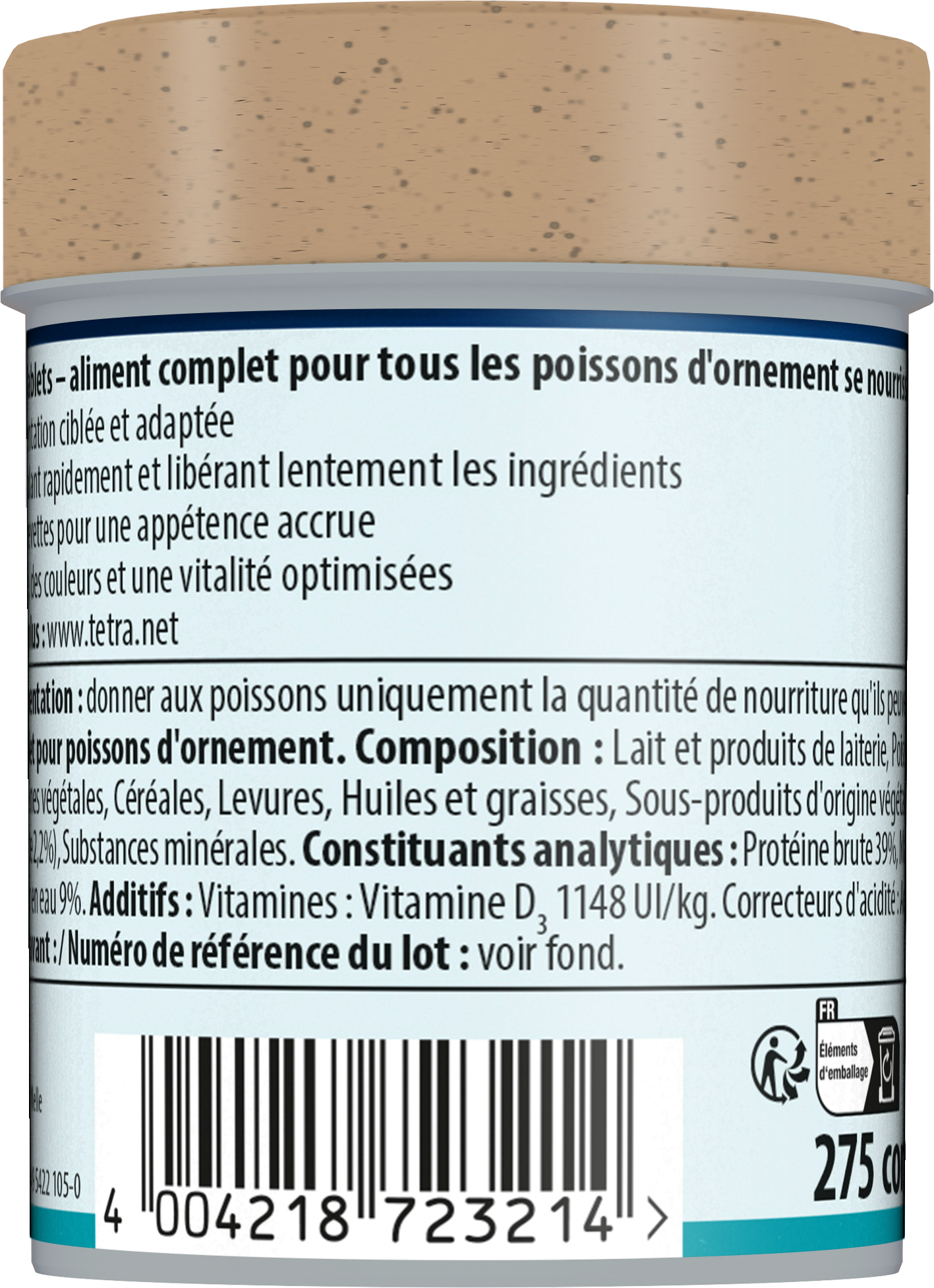 Tetra - Aliment Complet Tablets Tabi Min pour Poissons de Fond - 150ml Image num&eacute;ro 3