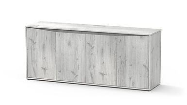 Aquatlantis - Meuble SPLENDID 200 Chêne Blanc pour Aquarium - 200x50x83cm