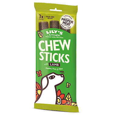 Lily's Kitchen - Bâtonnets à Mâcher à l'Agneau pour Chien - 3x120g