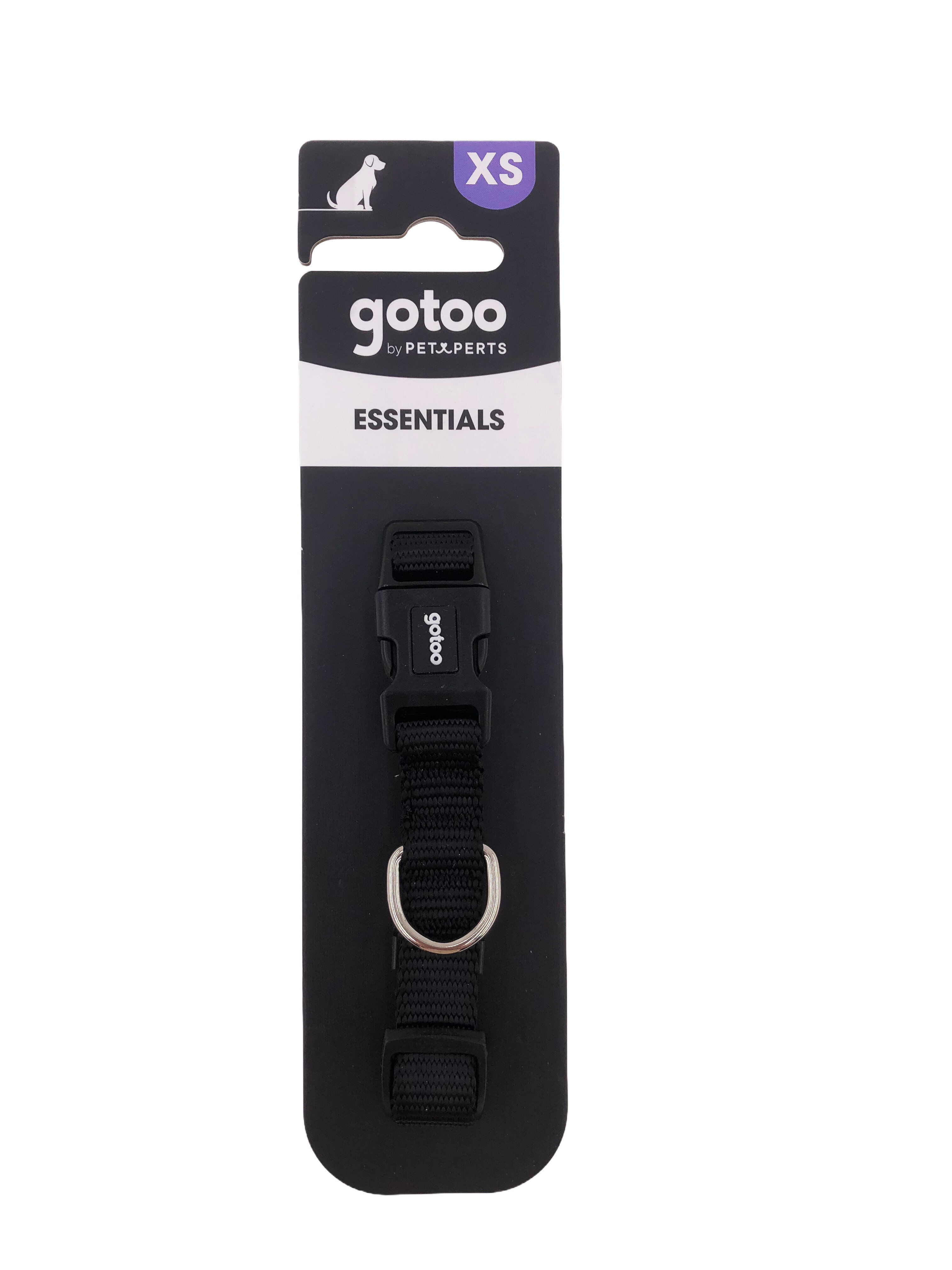Gotoo - Collier Essentials en Nylon Noir pour Chien - XS Image num&eacute;ro 6