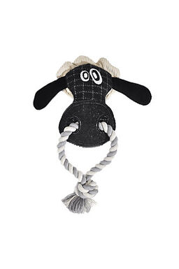 Animalis - Jouet Mouton Corde + Laine Recyclée pour Chiens - 25cm