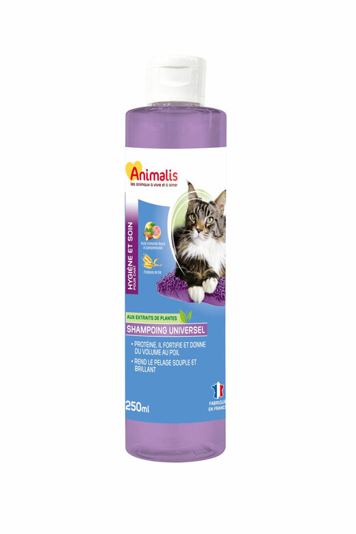 Animalis - Shampoing Universel Protéine de Blé pour Chat - 250ml Image numéro 1 Animalis - Shampoing Universel Protéine de Blé pour Chat - 250ml Image numéro 1