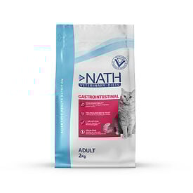 Nath Veterinary Diet - Croquettes Gastro Intestinal Sans Céréales pour Chat - 2Kg