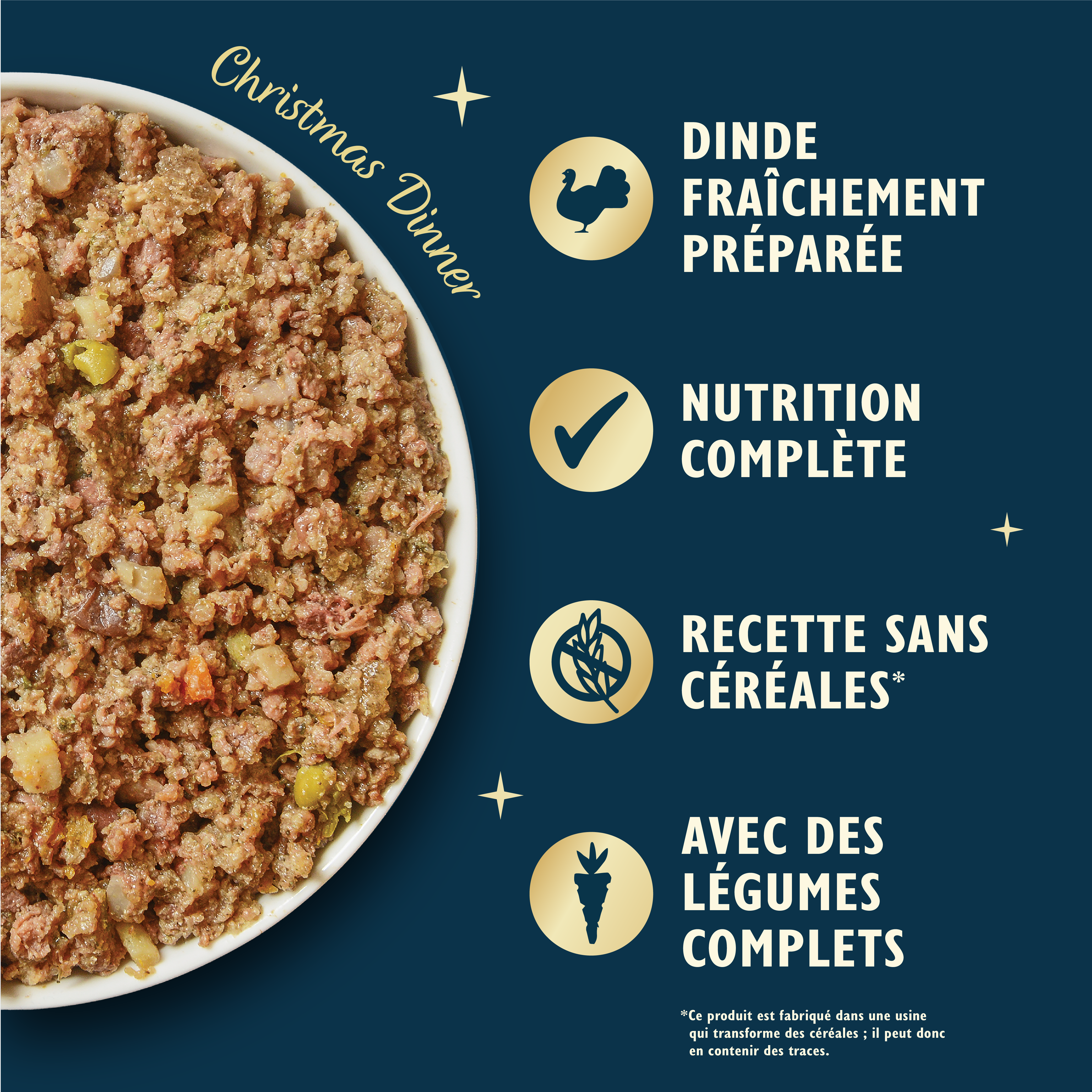 Lily's Kitchen - P&acirc;t&eacute;e Christmas Dinner Volaille pour Chiens - 400g Image num&eacute;ro 3