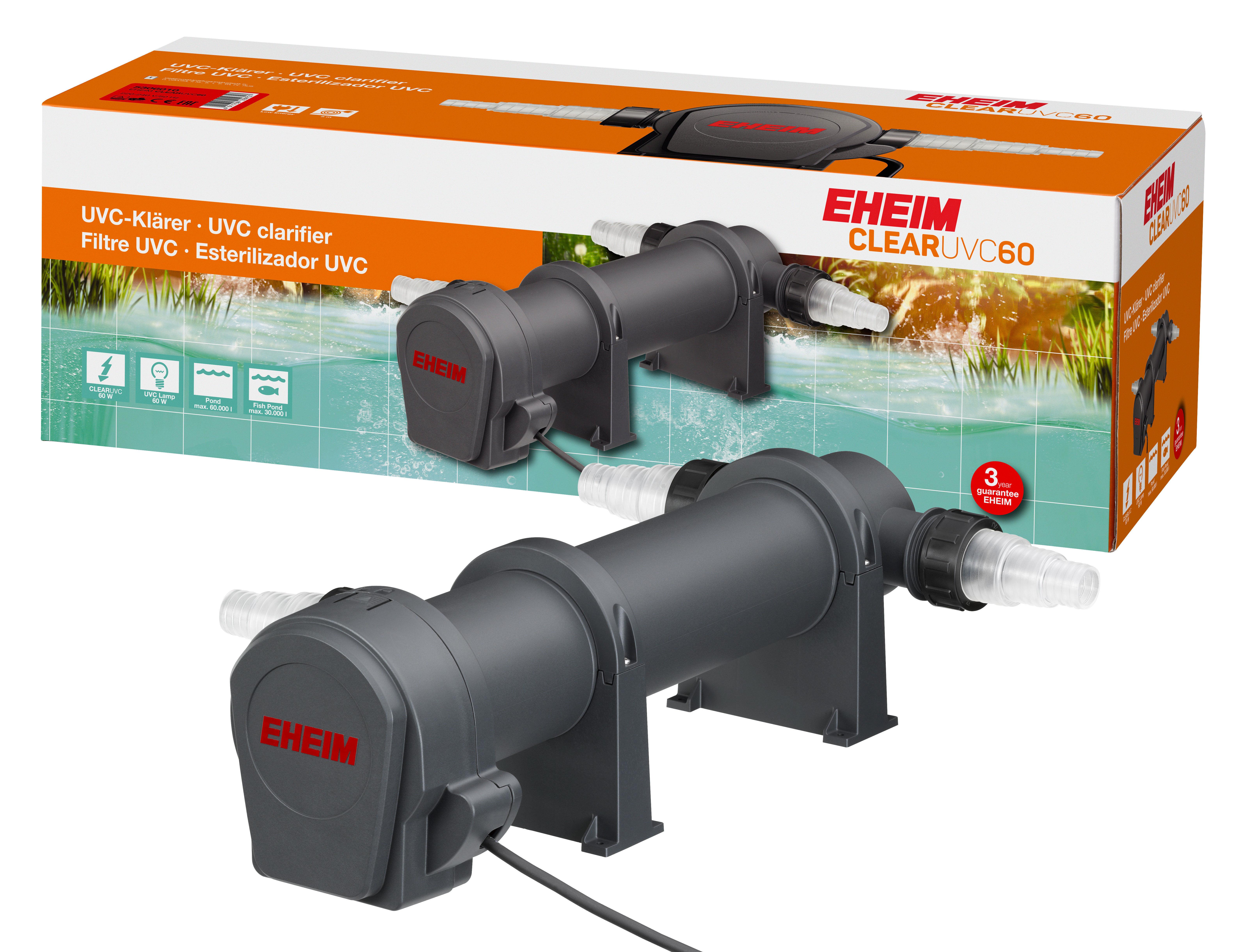 Eheim - St&eacute;rilisateur UV CLEARUVC pour Bassin - 60W Image num&eacute;ro 1