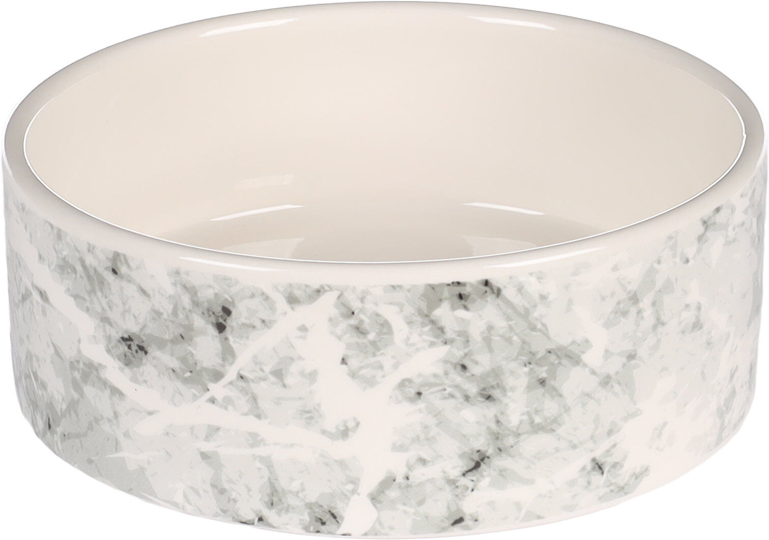 Flamingo - Gamelle Eau et Nourriture Marmi Gris pour Chiens - 13,5x4,5cm Image num&eacute;ro 1