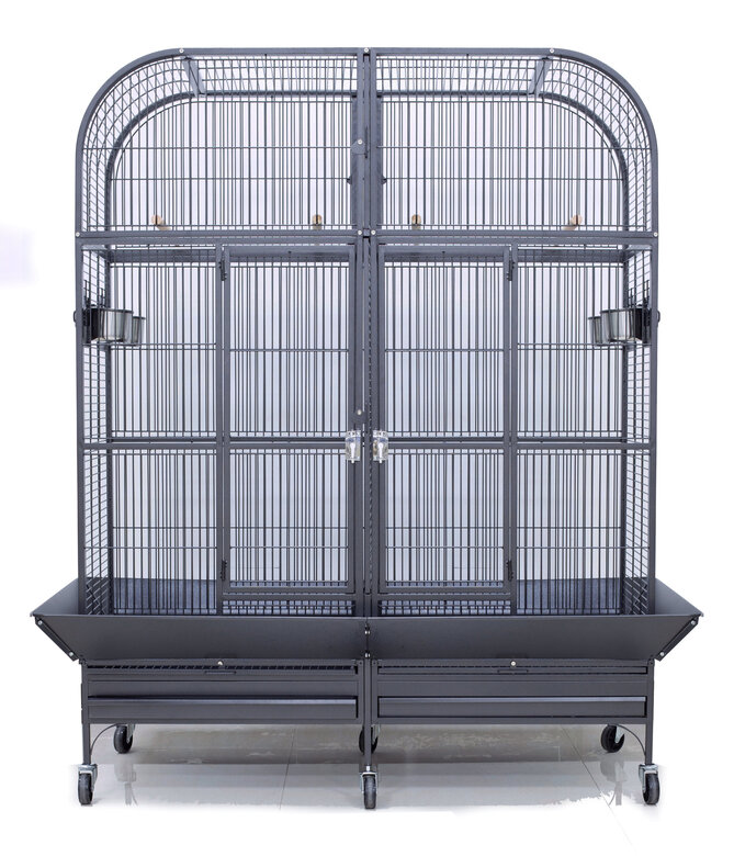 United Bird - Cage /Volière Palatino pour Perroquets - 164,5x84,5x182,5cm Image numéro 1 United Bird - Cage /Volière Palatino pour Perroquets - 164,5x84,5x182,5cm Image numéro 1