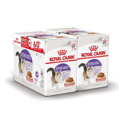 Royal Canin - Sachets Sterilised en Sauce pour Chatons - 12x85g 1+1 à -60%