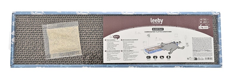 Leeby - Griffoir Everyday Plat en Carton pour Chats - 46x12cm Image numéro 6 Leeby - Griffoir Everyday Plat en Carton pour Chats - 46x12cm Image numéro 6