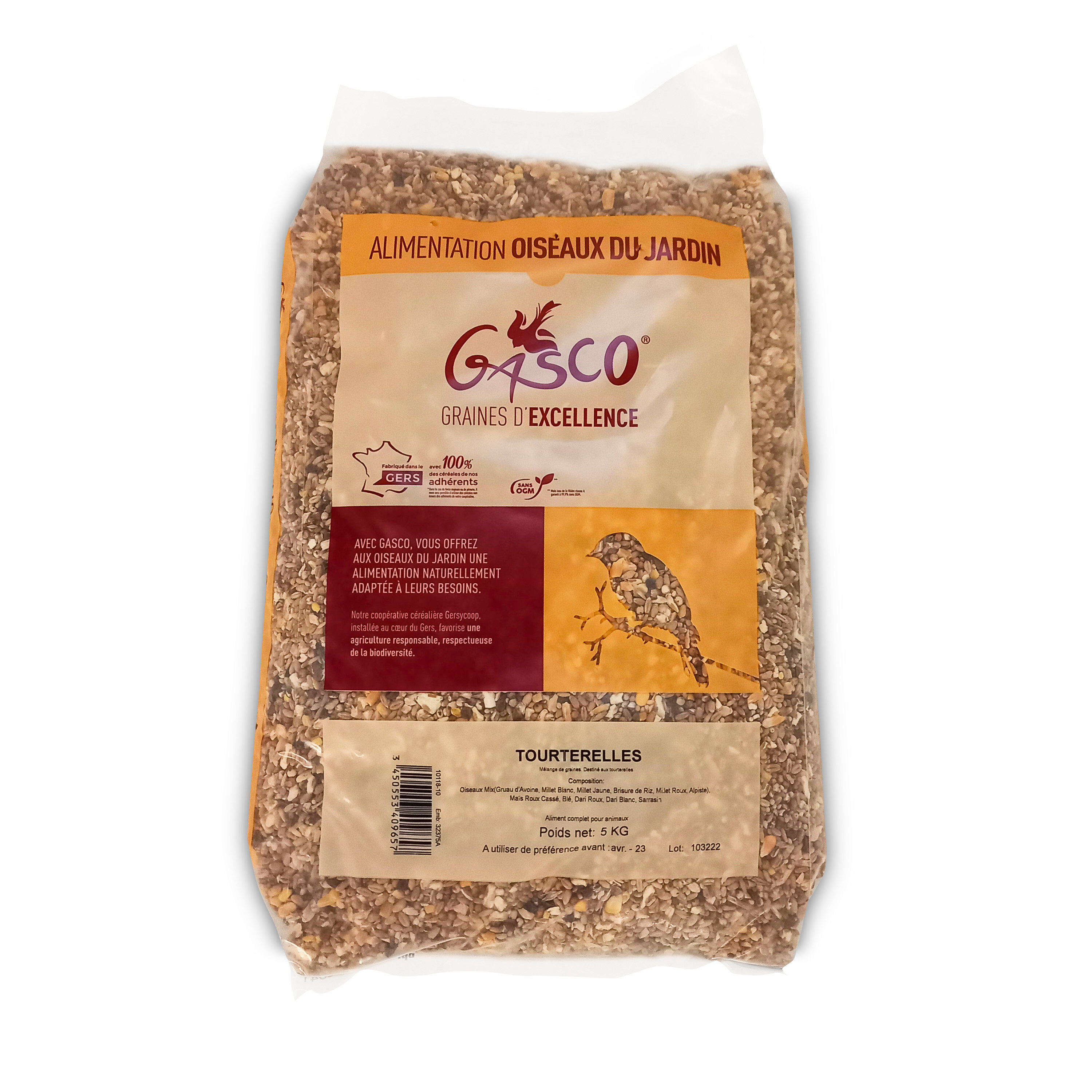 Gasco - TOURTERELLES - 5kg Image num&eacute;ro 1
