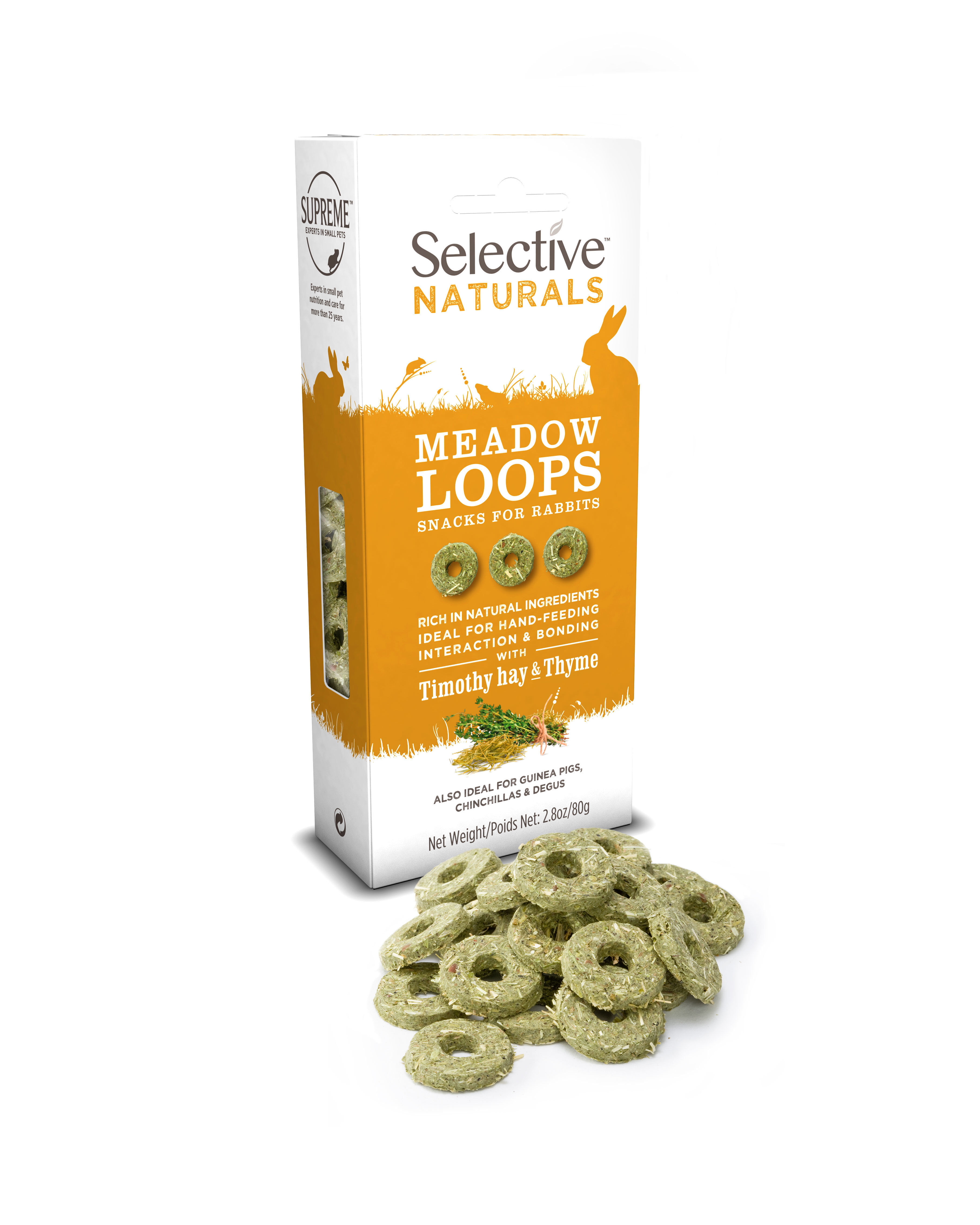 Supreme Science - Selective Naturals Meadow Loops pour Rongeurs - 80g Image num&eacute;ro 2