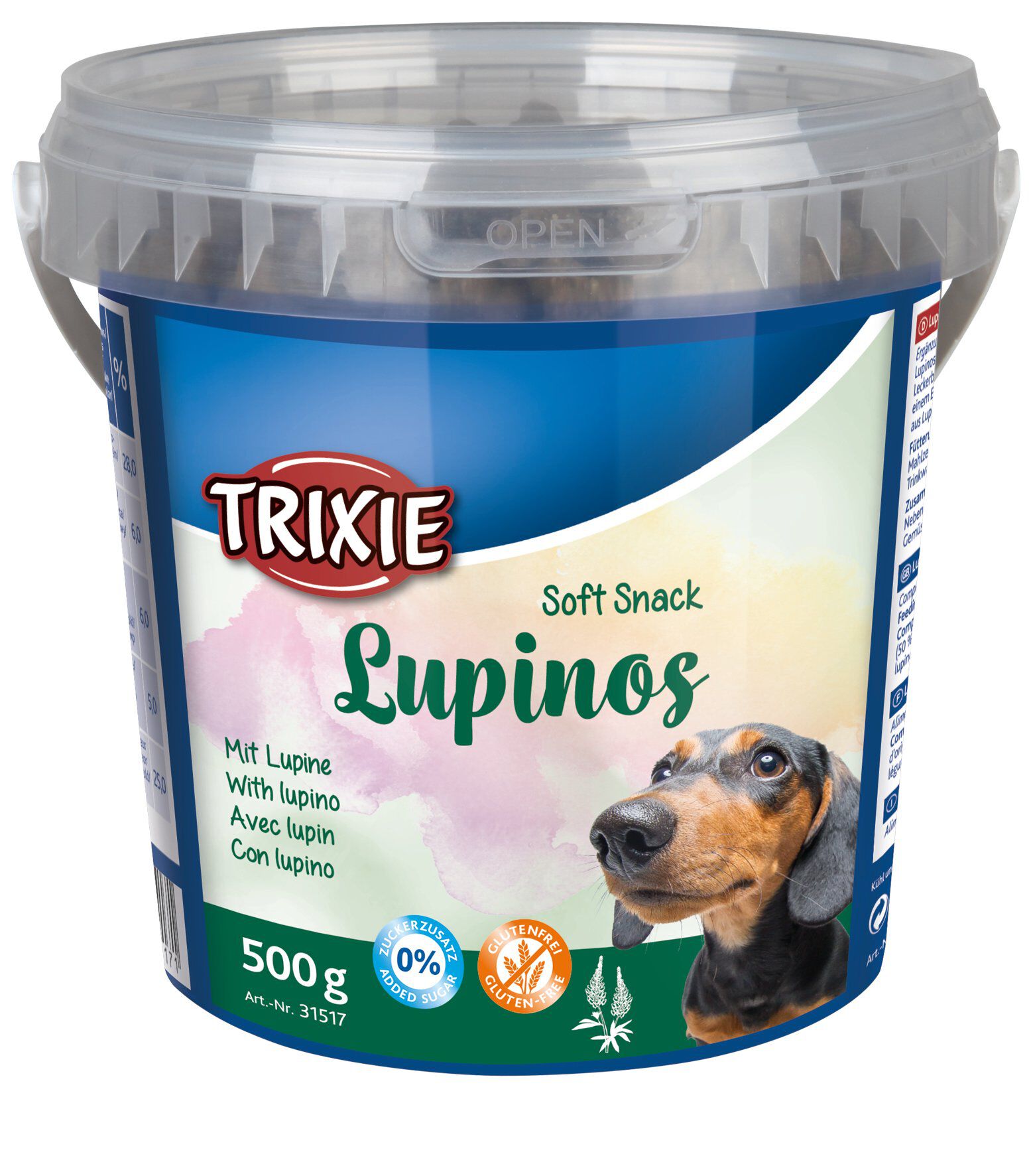 Trixie - Soft Snack Lupinos Sans Gluten - 500 g Image num&eacute;ro 1
