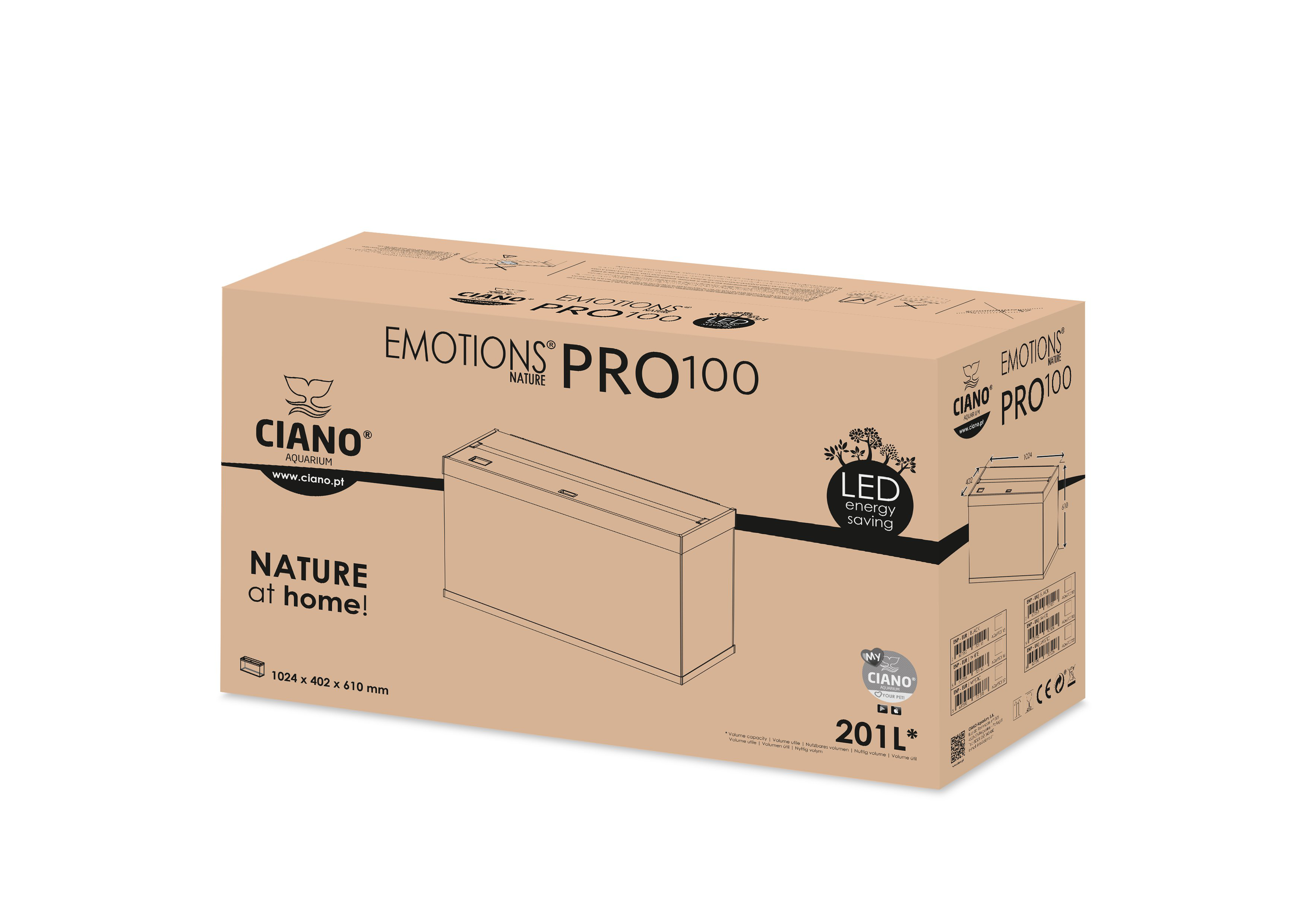 Ciano - Aquarium Emotions Nature Pro 100 - Blanc Image num&eacute;ro 3