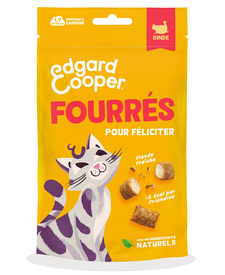 Edgard & Cooper - Friandises Fourrés A la Dinde Pour Chat - 60g