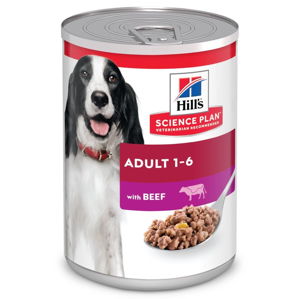 Hill's Science Plan - Adult Boite Pour Chien Au B&oelig;uf  - 370g Image num&eacute;ro 1