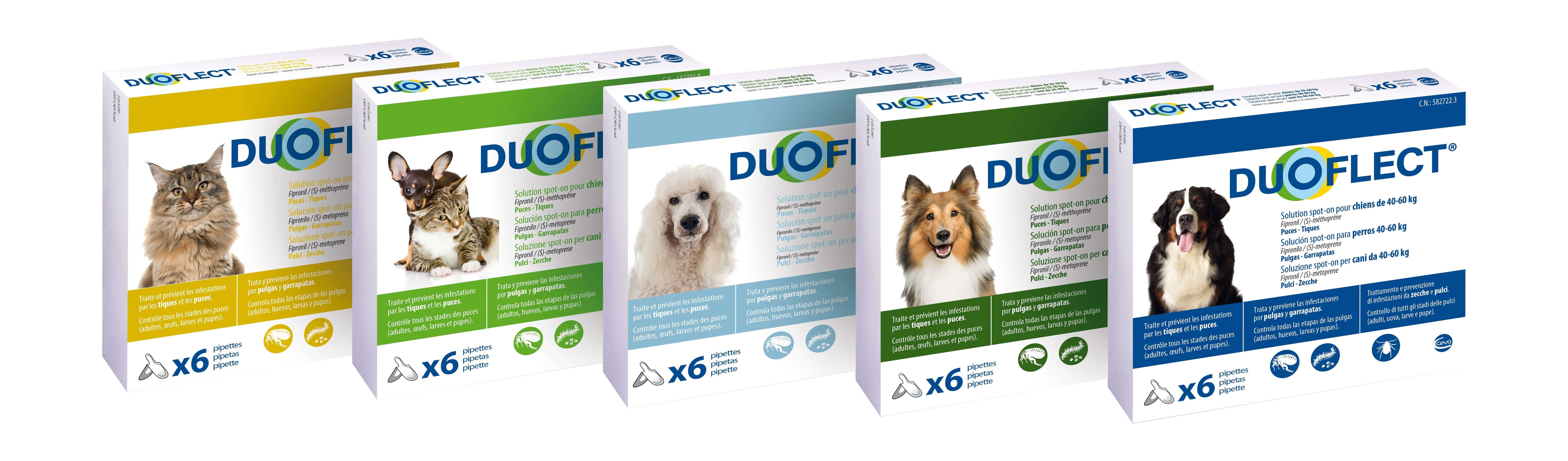 Duoflect - Pipettes Antiparasitaire de 2 &agrave; 10Kg pour Chien et Chat - x3 Image num&eacute;ro 2