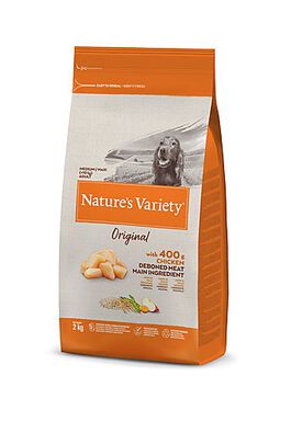 Nature's Variety - Croquettes Original Adulte au Poulet pour Chien - 2Kg