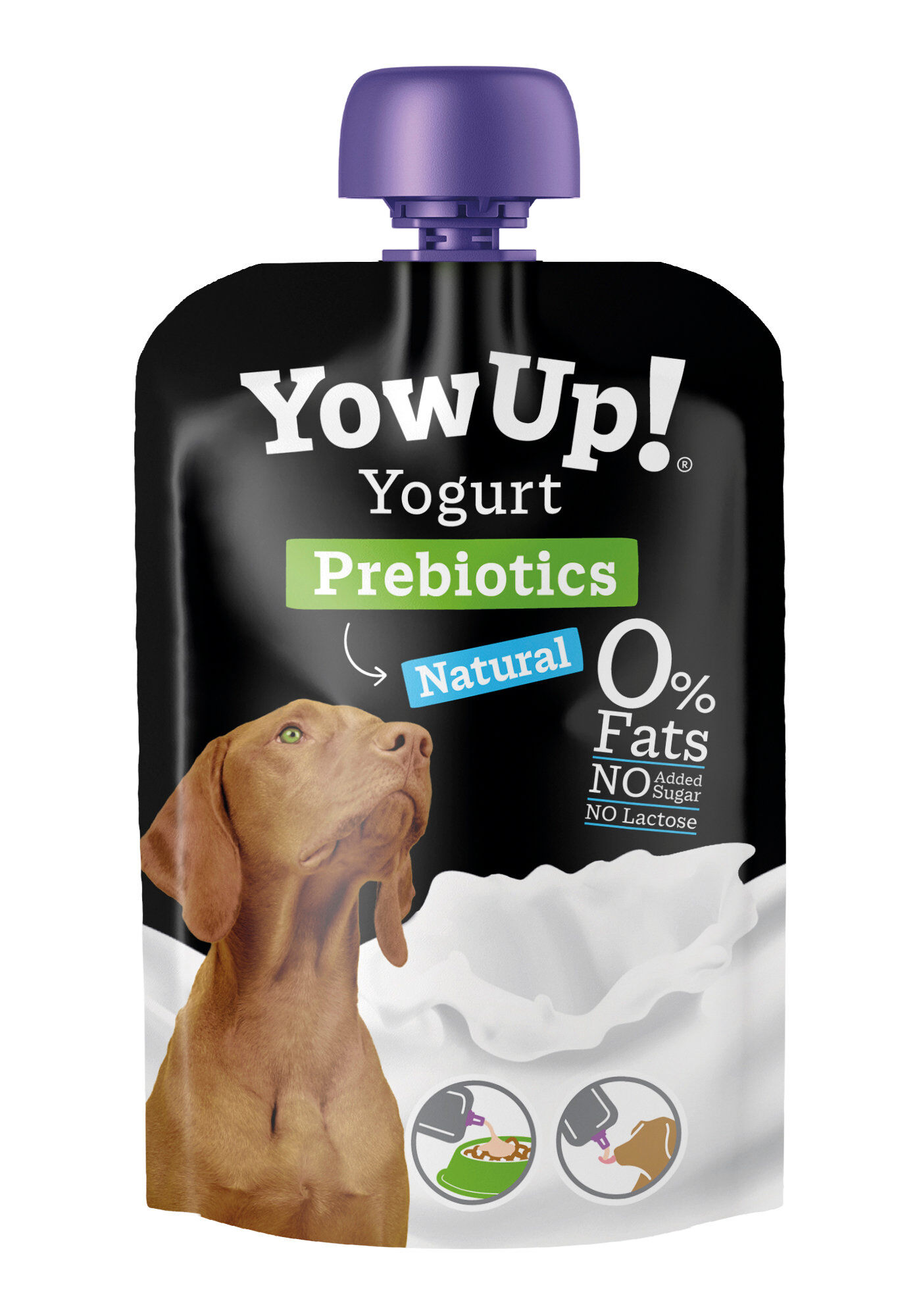 Yowup -  Yaourt Enrichie en Pr&eacute;biotique pour Chiens - 115g Image num&eacute;ro 1