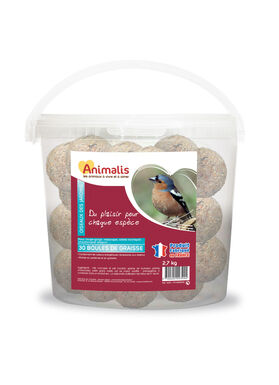 Animalis - Boules de Graisse pour Oiseaux des Jardins