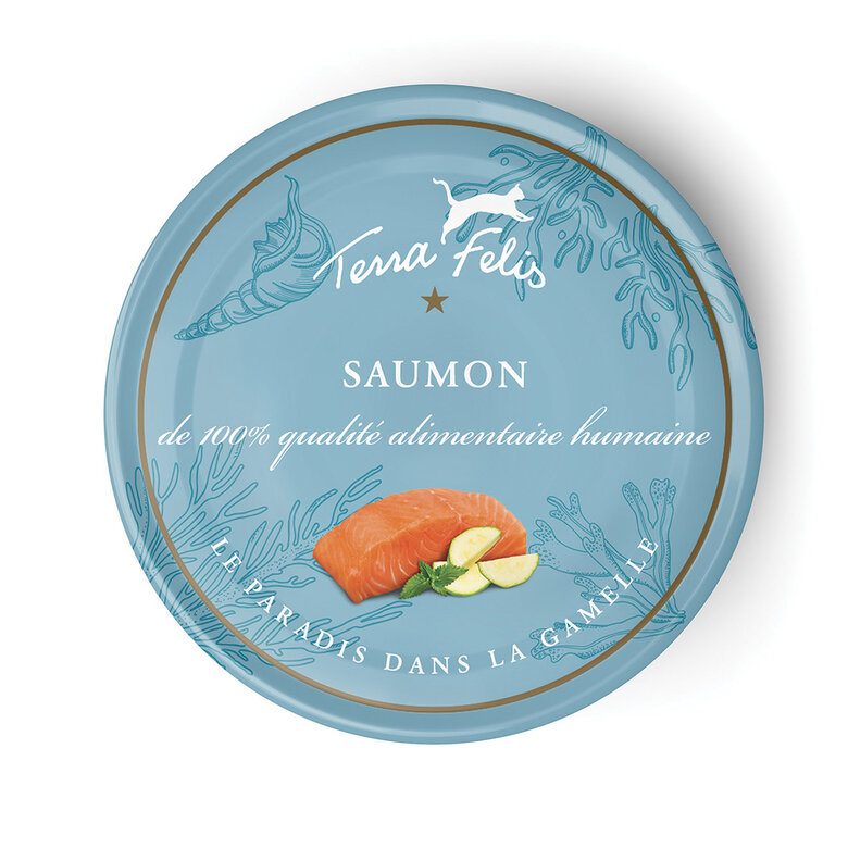 Terra Felis - Aliment Naturel au Saumon pour Chats - 80g Image numéro 2 Terra Felis - Aliment Naturel au Saumon pour Chats - 80g Image numéro 2