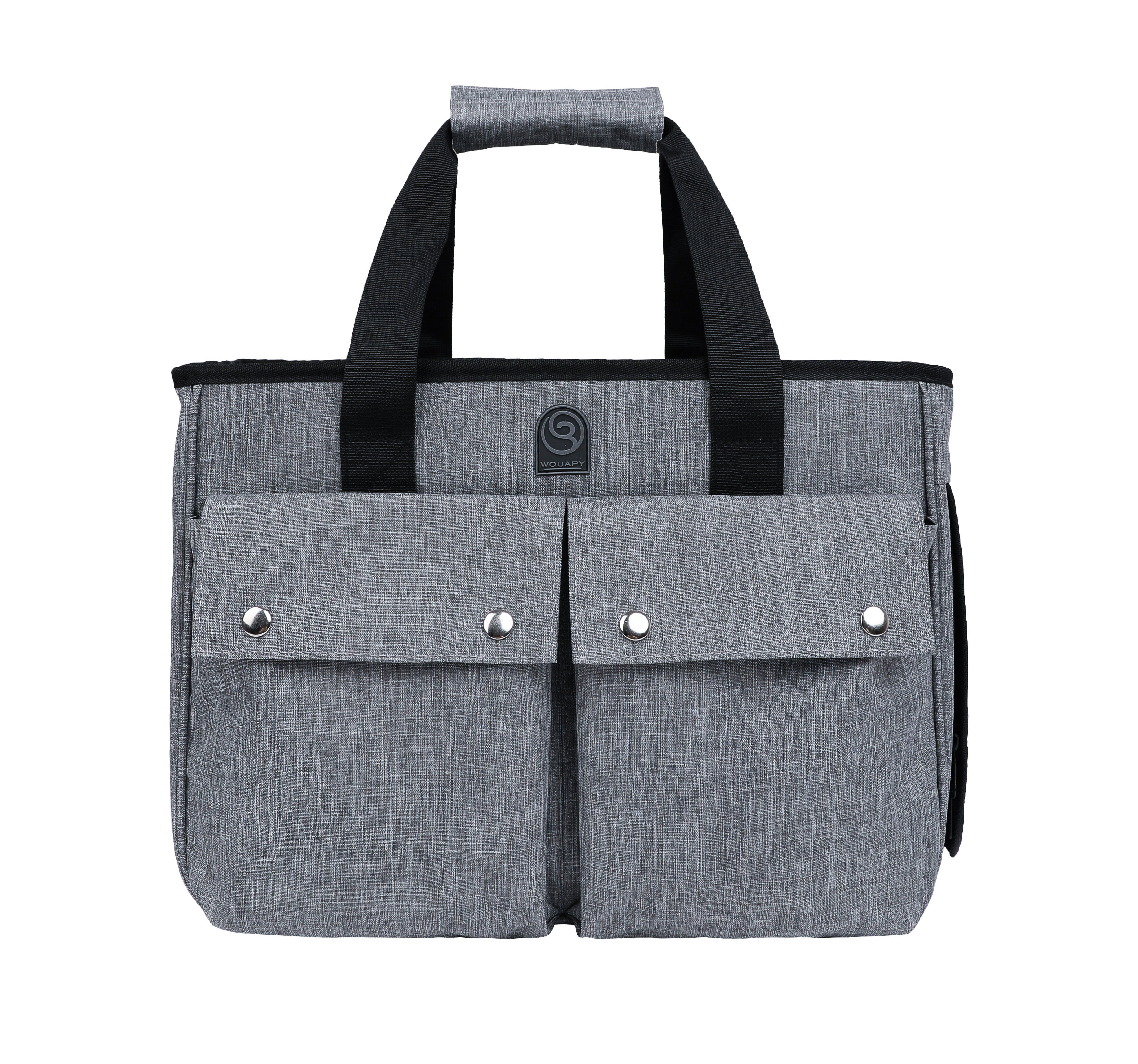Wouapy - Sac Baroudeur Gris pour Chiens - 40x21x30cm Image num&eacute;ro 1