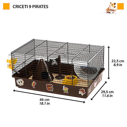 Ferplast - Cage Criceti 9 Pirates pour Hamsters Image num&eacute;ro 2