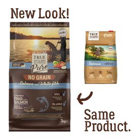 True Origins Pure - Croquettes au Saumon sans Céréales pour Chien Adulte