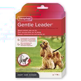 Beaphar - Collier de dressage GENTLE LEADER pour chiens moyens - Noir