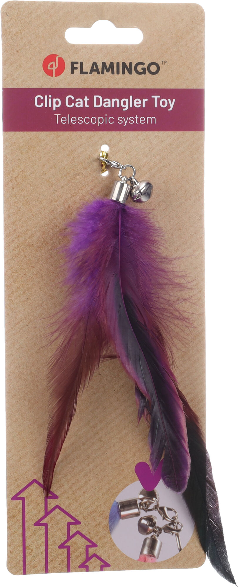 Flamingo - Jouet Venz pour Canne &agrave; P&ecirc;che - 20cm Image num&eacute;ro 6