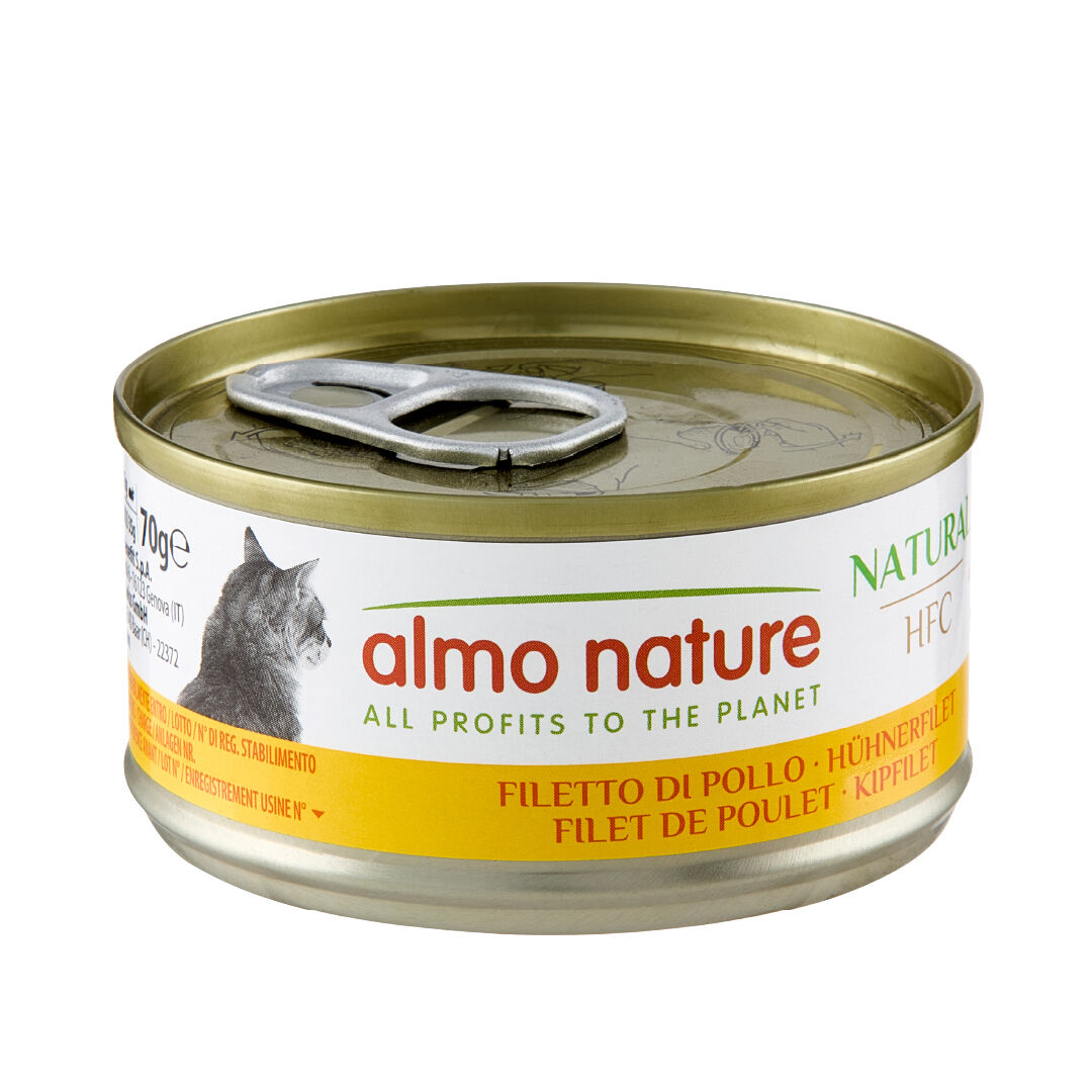 Almo Nature - Bo&icirc;te Natural au Filet de Poulet pour Chat - 70g Image num&eacute;ro 1