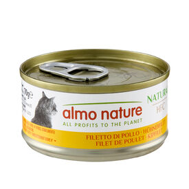 Almo Nature - Bo&icirc;te Natural au Filet de Poulet pour Chat - 70g