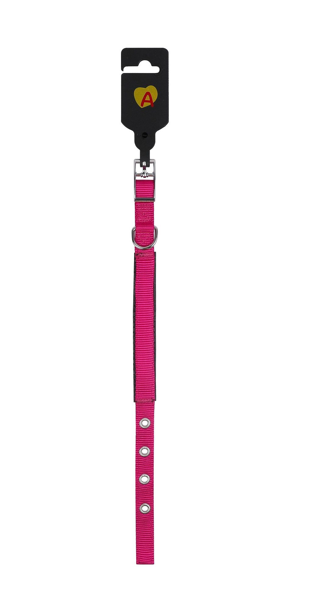 Animalis - Collier Basic Confort Fuchsia pour Chien - 25mm et 65cm Image num&eacute;ro 2