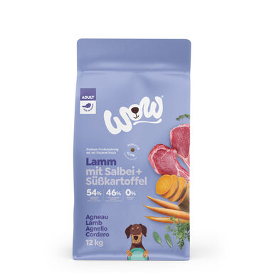 Wow - Croquettes Adult à l'Agneau pour Chien