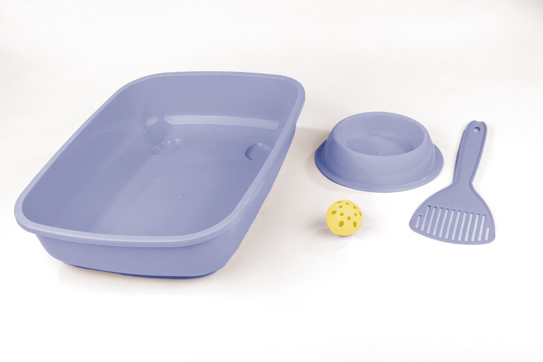 Animalis - Kit Bac à Litière Chaton - Bleu Image numéro 2 Animalis - Kit Bac à Litière Chaton - Bleu Image numéro 2