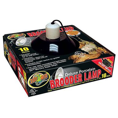 Zoomed - Réflecteur Ampoule Deluxe Porcelain Brooder Lamp pour Terrarium - 250W