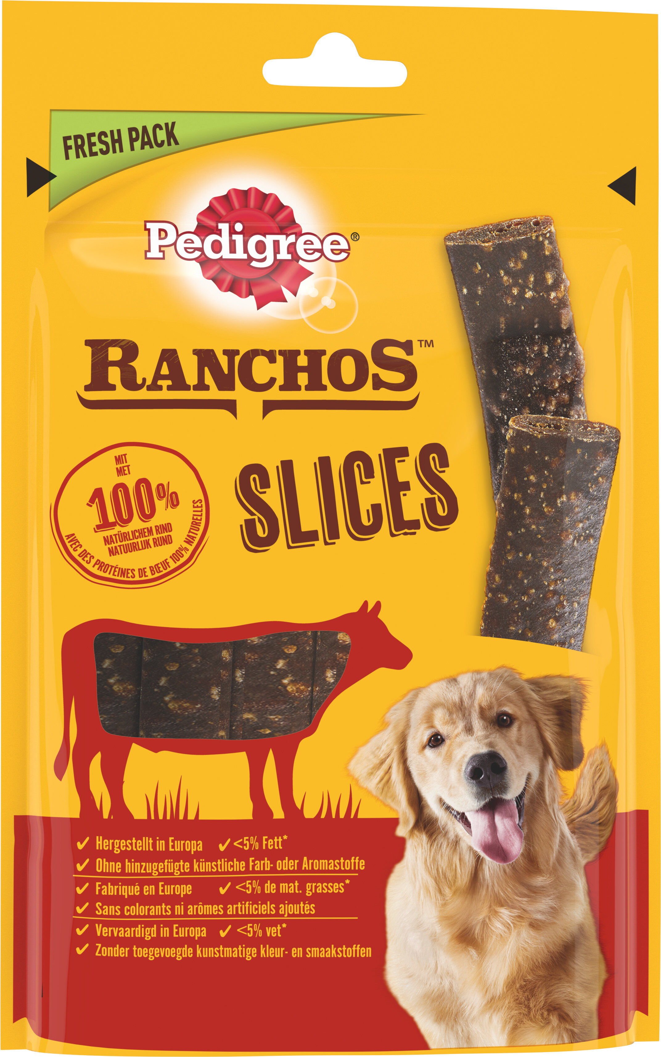 Pedigree - Friandises Ranchos Slices au B&oelig;uf pour Chien - 60g Image num&eacute;ro 1