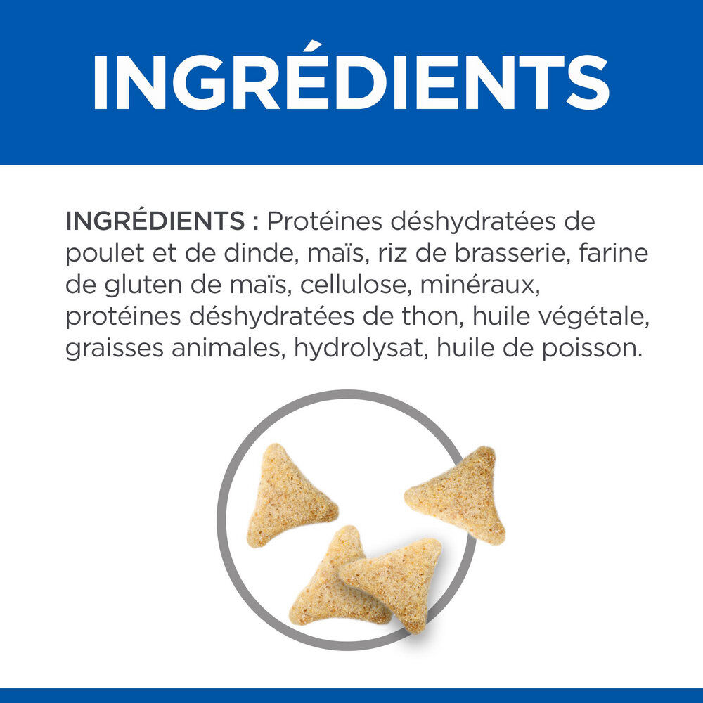 Hill's Science Plan - Adult Hairball Indoor Croquettes Pour Chat Ag&eacute; D'int&eacute;rieur Au Poulet  -  1,5kg Image num&eacute;ro 6