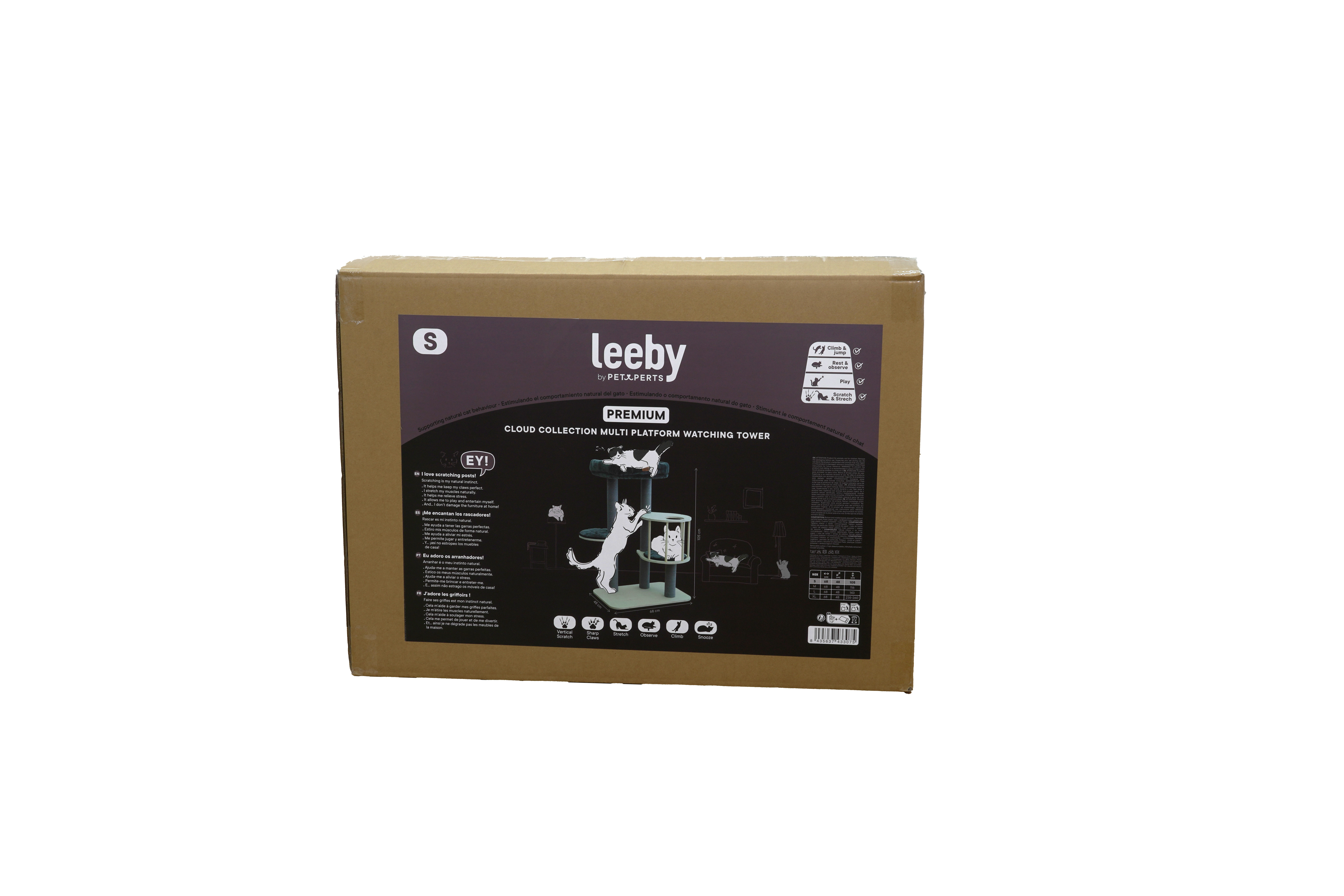 Leeby - Arbre &agrave; Chat Premium Cloud pour Chats - S Image num&eacute;ro 9