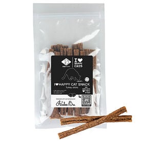 D&D - Bâtonnets I Love Happy Cat Snack Dinde 70g - 11cm