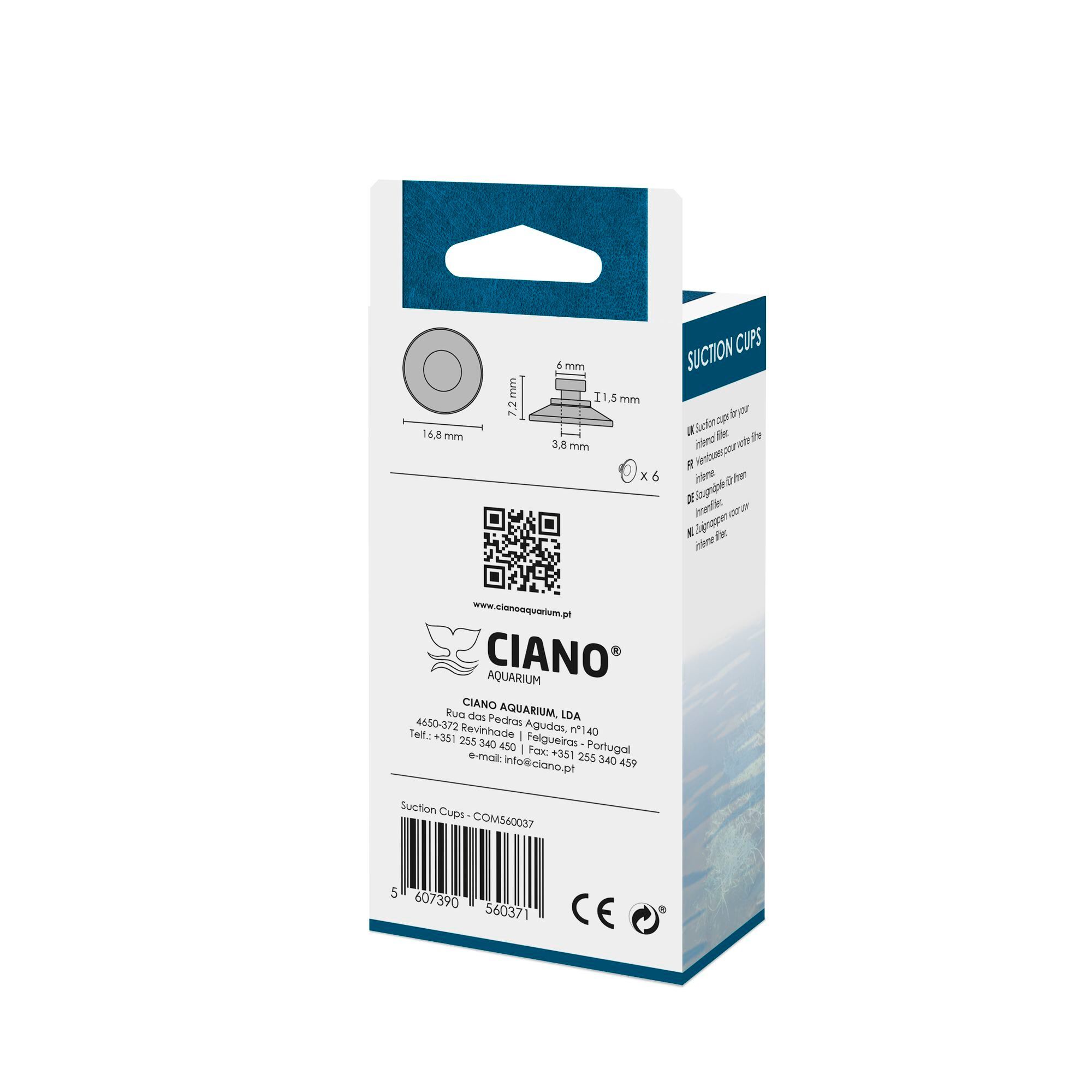 Ciano - Lot de Ventouses pour Filtres CF20/40/80 - x6 Image num&eacute;ro 5