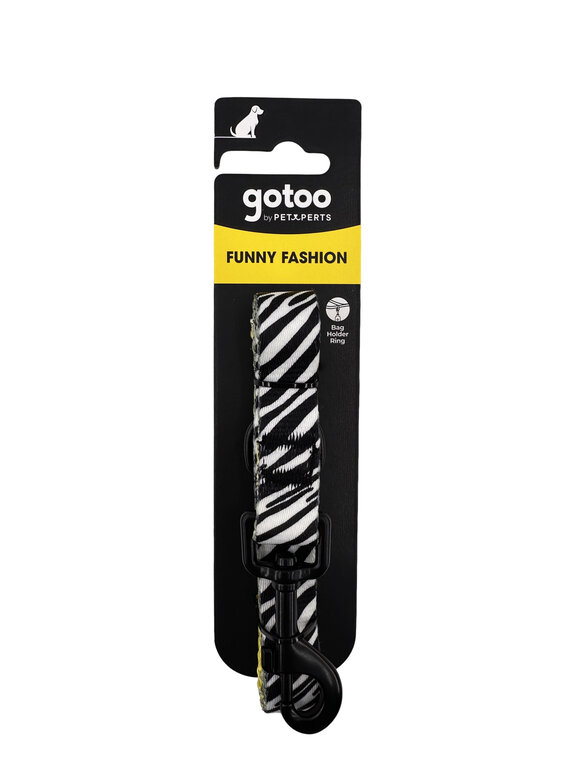 Gotoo - Laisse Zèbre pour Chien Image numéro 4 Gotoo - Laisse Zèbre pour Chien Image numéro 4