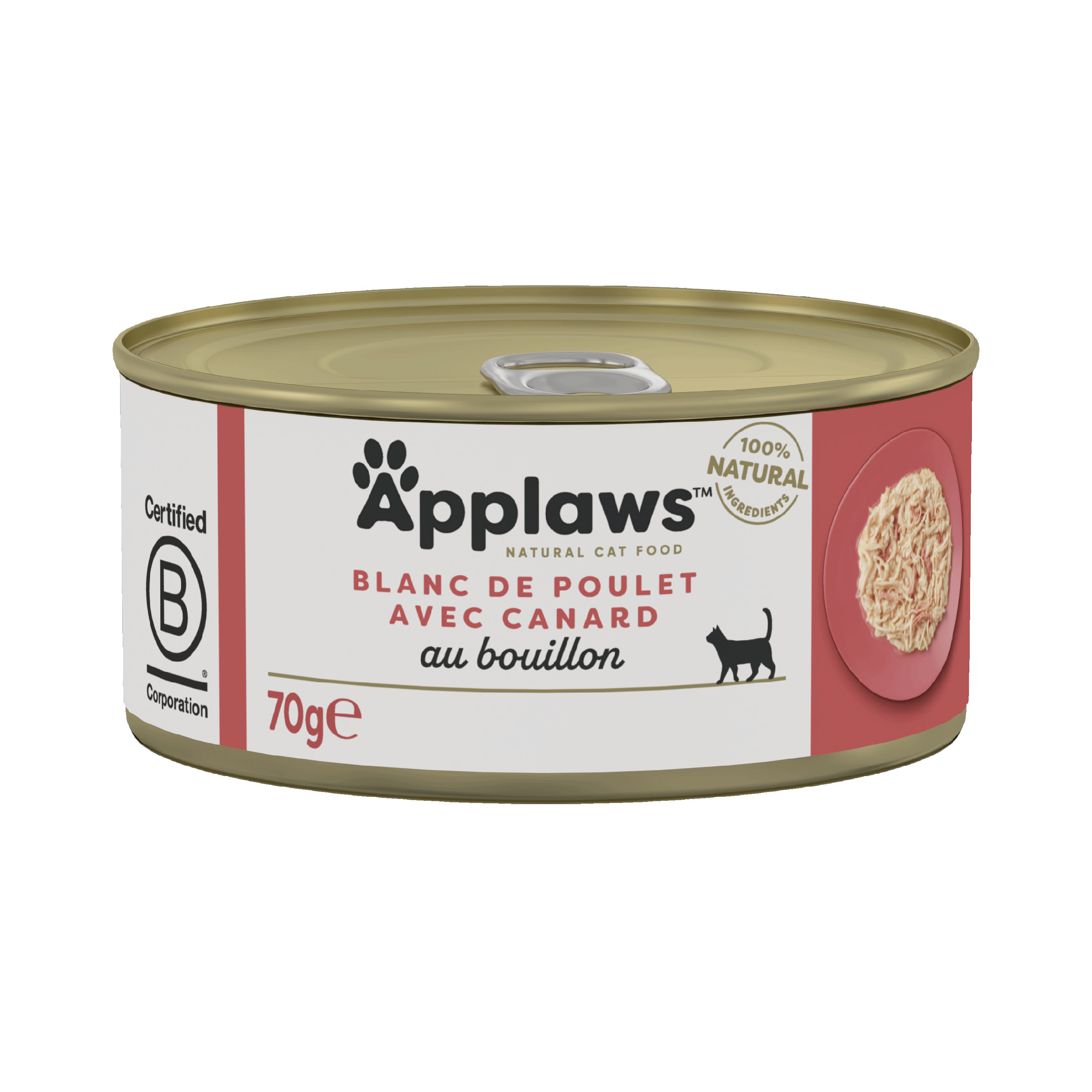 Applaws - P&acirc;t&eacute;e en Bo&icirc;te au Poulet et Canard pour Chat - 70g Image num&eacute;ro 1