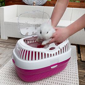Ferplast - Transport Aladino Fuchsia pour Rongeurs - L
