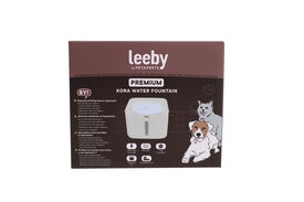 Leeby - Fontaine Filtrante &agrave; Boire pour Chat - 2 l
