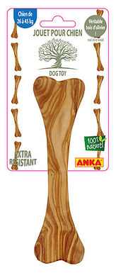 Anka - Jouet Os en Bois D'olivier pour Chien - 25cm