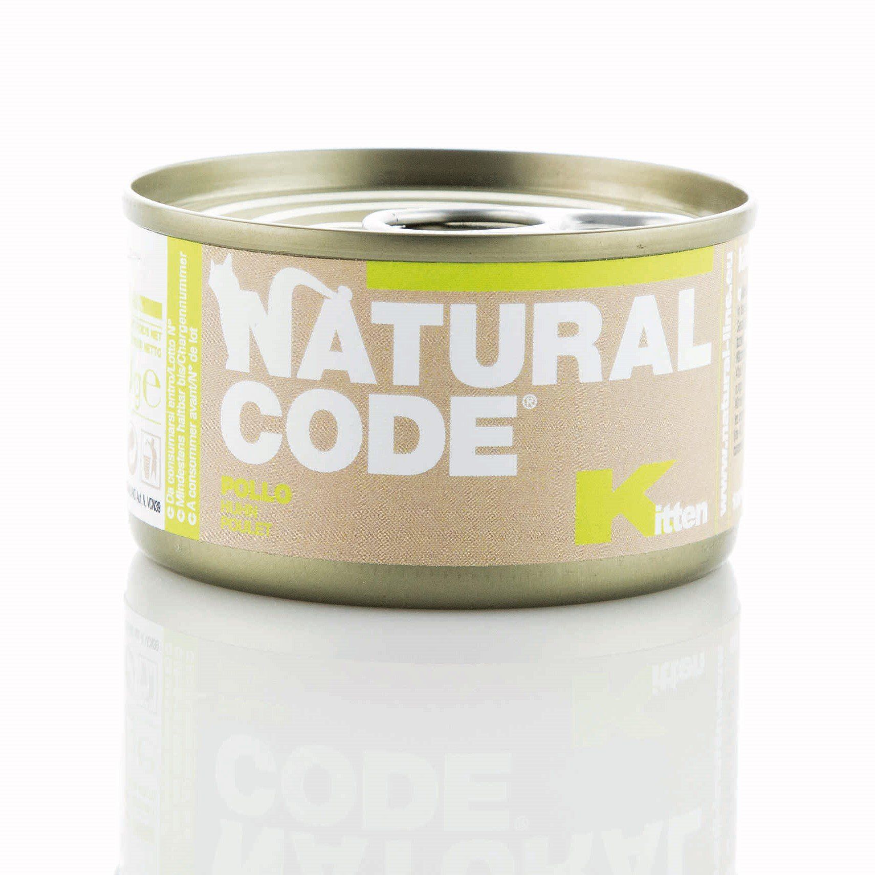 Natural Code - Aliment Humide au Poulet pour Chatons - 85g Image num&eacute;ro 1
