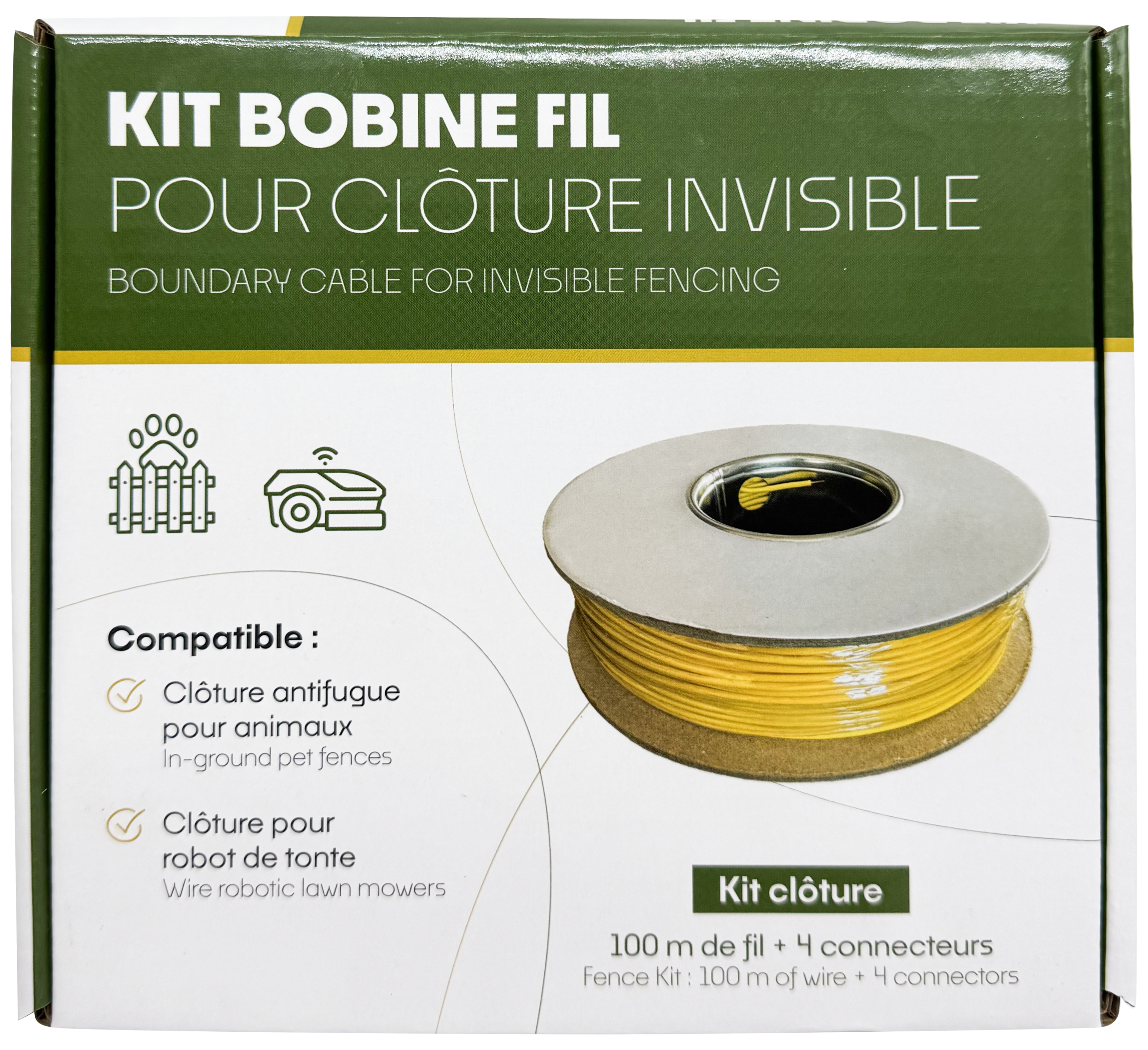 PetSafe - Kit Bobine de Fil Cl&ocirc;ture + 4 Connecteurs - 100m Image num&eacute;ro 1