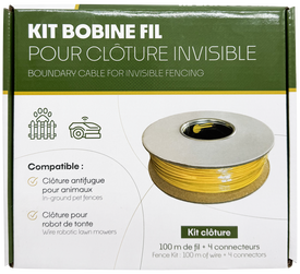 PetSafe - Kit Bobine de Fil Cl&ocirc;ture + 4 Connecteurs - 100m