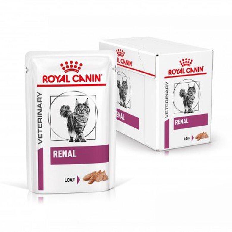 Royal Canin - Pâtée Veterinary en Mousse Renal au Poulet pour Chats - 12x85g image number null